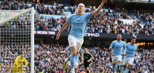 فيديو | هالاند يواصل تألقه ومانشستر سيتي يعبر ليستر سيتي بثلاثية في الدوري الإنجليزي