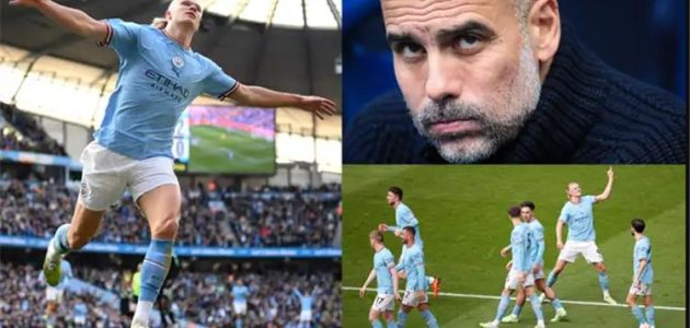 جوارديولا يعلق على استبدال هالاند أمام ليستر سيتي بعد معادلته رقم محمد صلاح